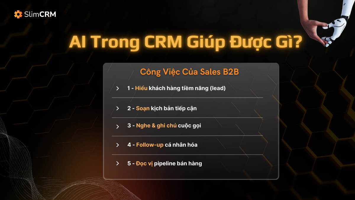 AI trong crm