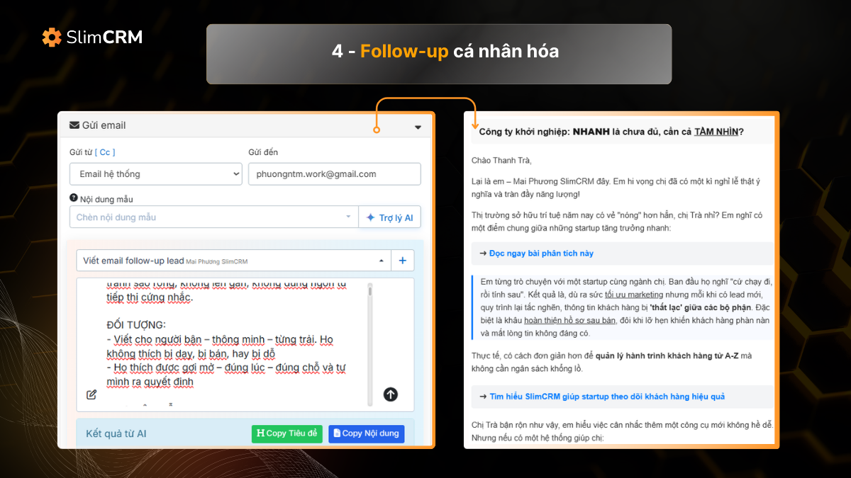 AI trong crm
