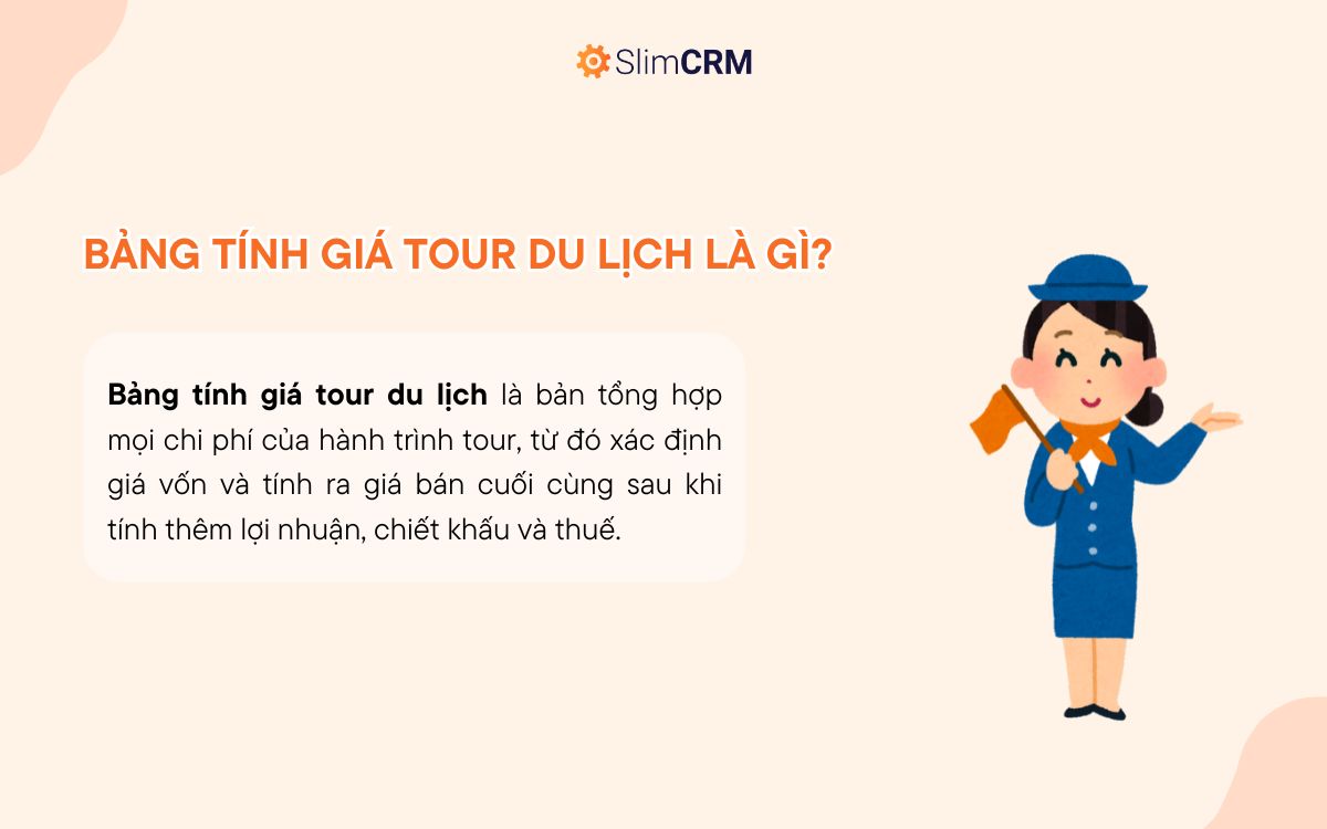 Bảng tính giá tour du lịch là gì