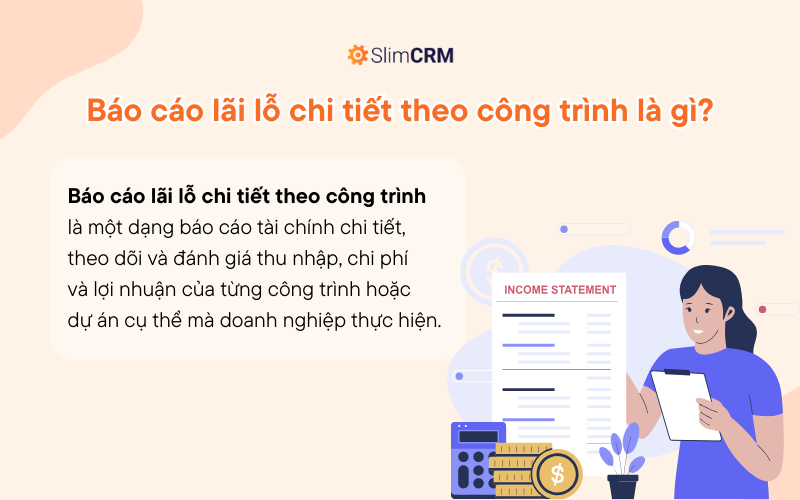 Báo cáo lãi lỗ chi tiết theo công trình là gì?