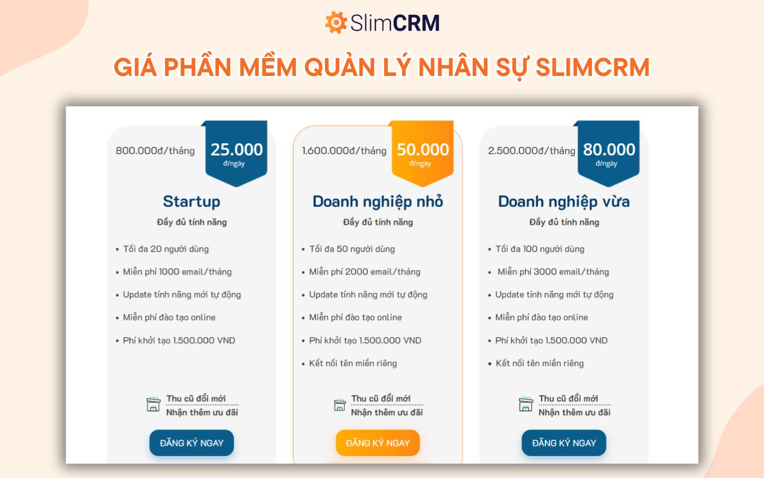 báo giá phần mềm quản lý nhân sự 1