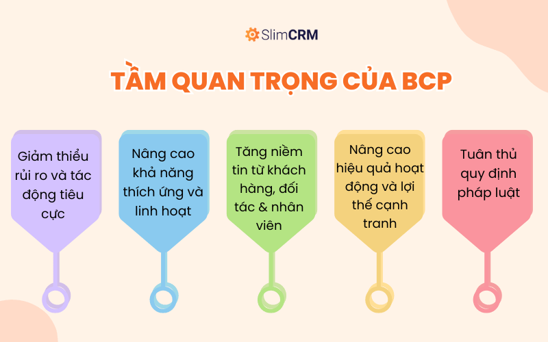 Tầm quan trọng của BCP