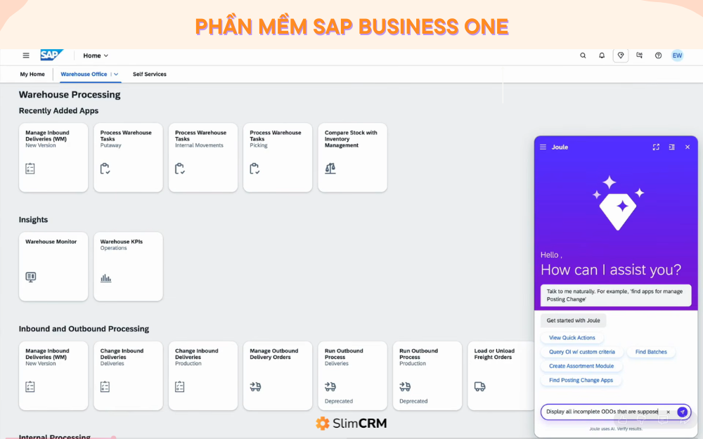 các phần mềm erp hiện nay
