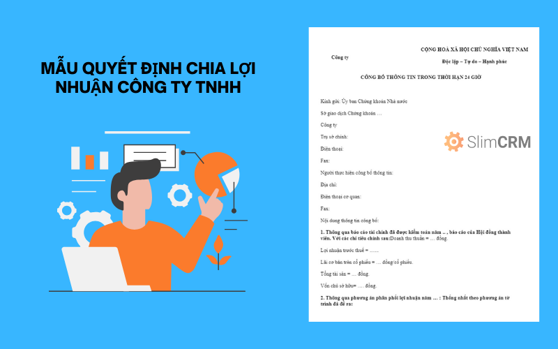 Mẫu quyết định chia lợi nhuận công ty TNHH