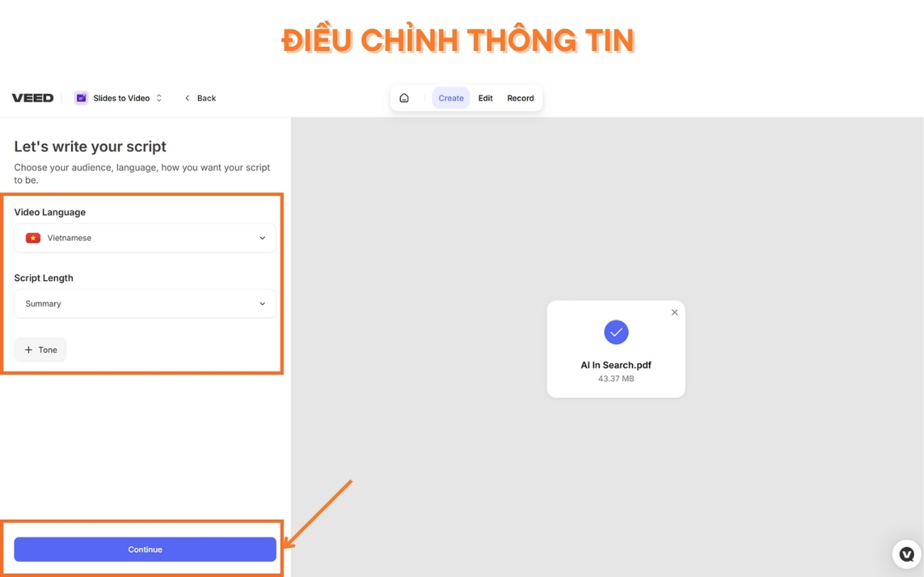 Cách sử dụng Veed.io