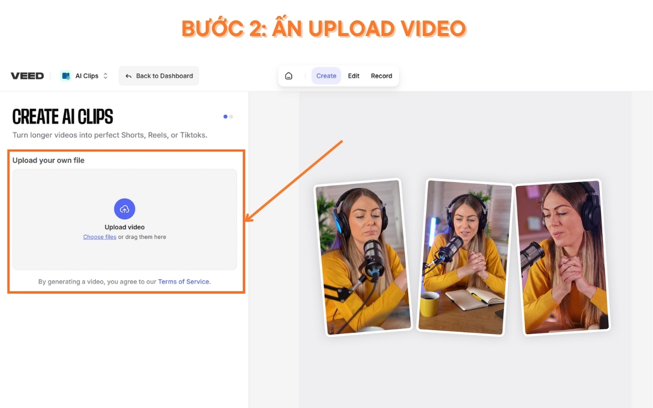 Cách sử dụng Veed.io