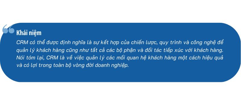 khái niệm CRM