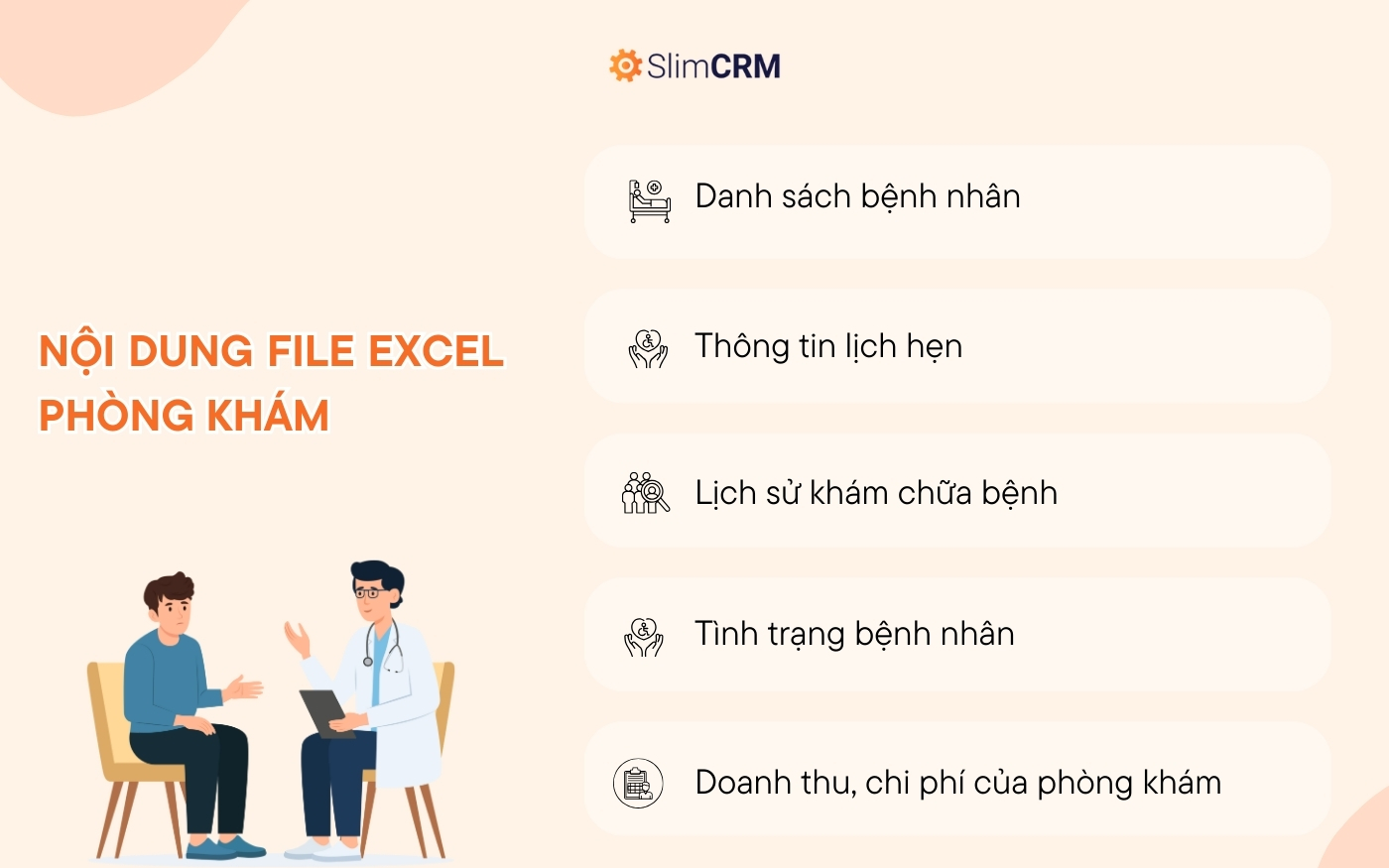 file Excel quản lý phòng khám