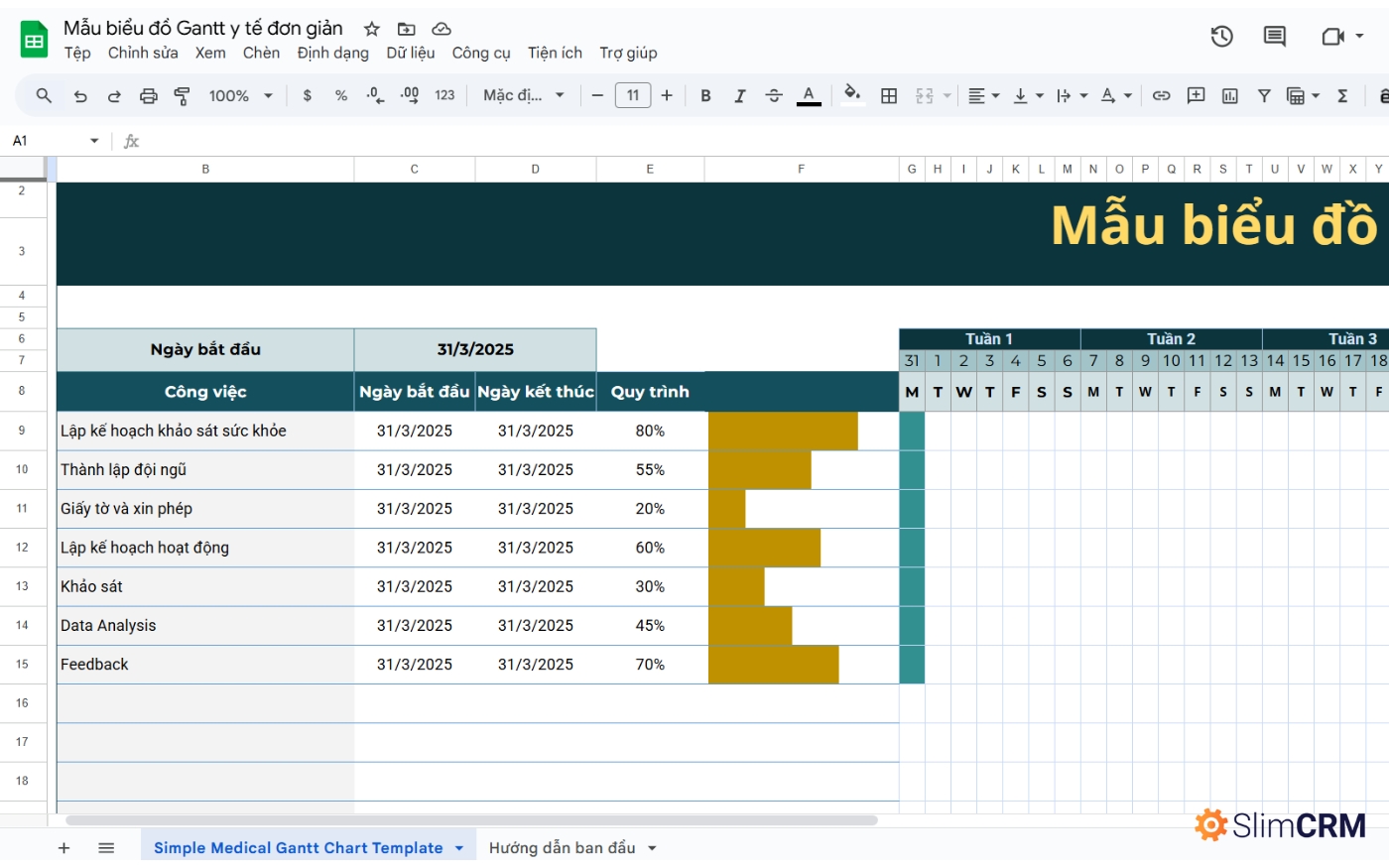 file Excel quản lý phòng khám