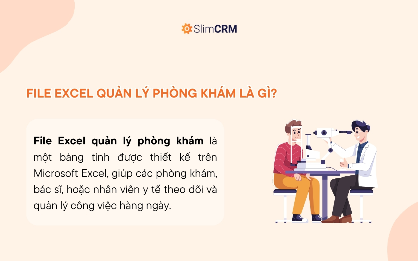 file Excel quản lý phòng khám