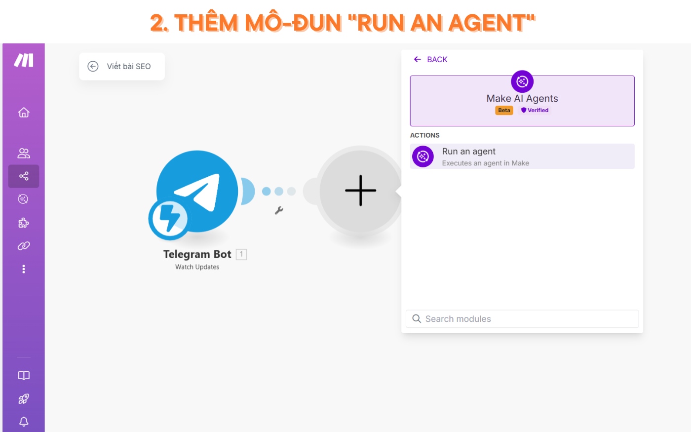 Hướng dẫn sử dụng AI Agent trong Make.com 11