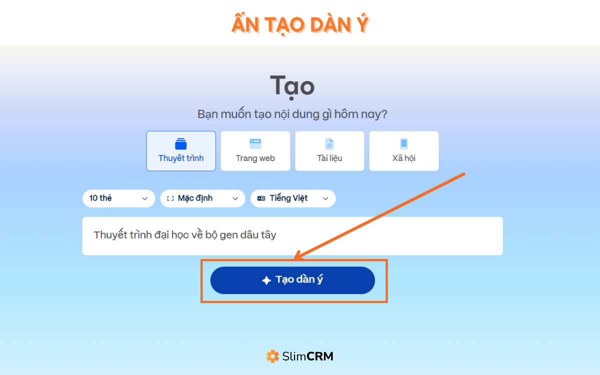 Hướng dẫn sử dụng gamma AI