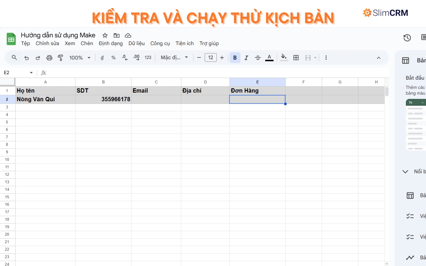 Hướng dẫn sử dụng Make.com
