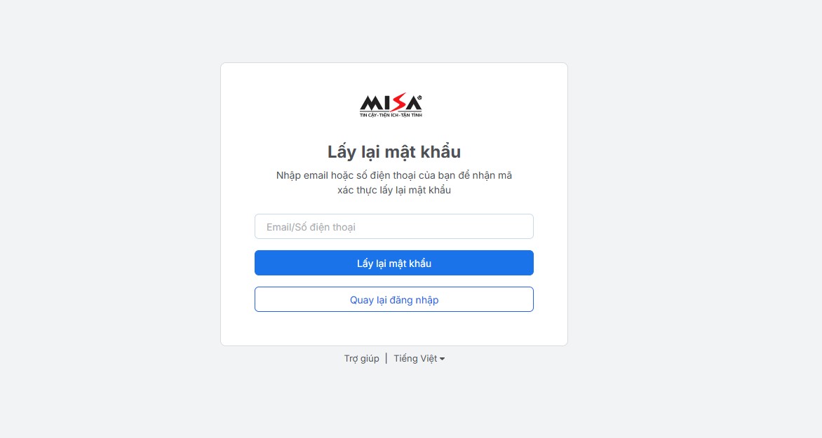 Hướng dẫn sử dụng phần mềm misa