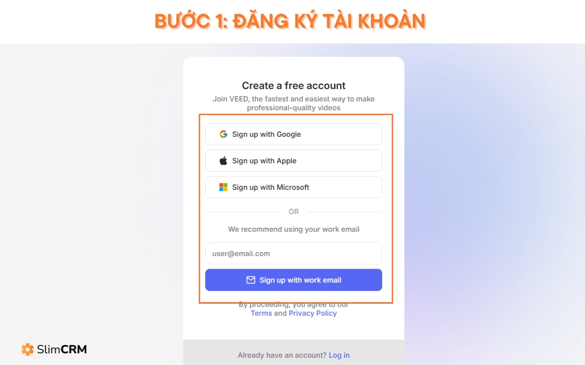 Hướng dẫn sử dụng Veed.io