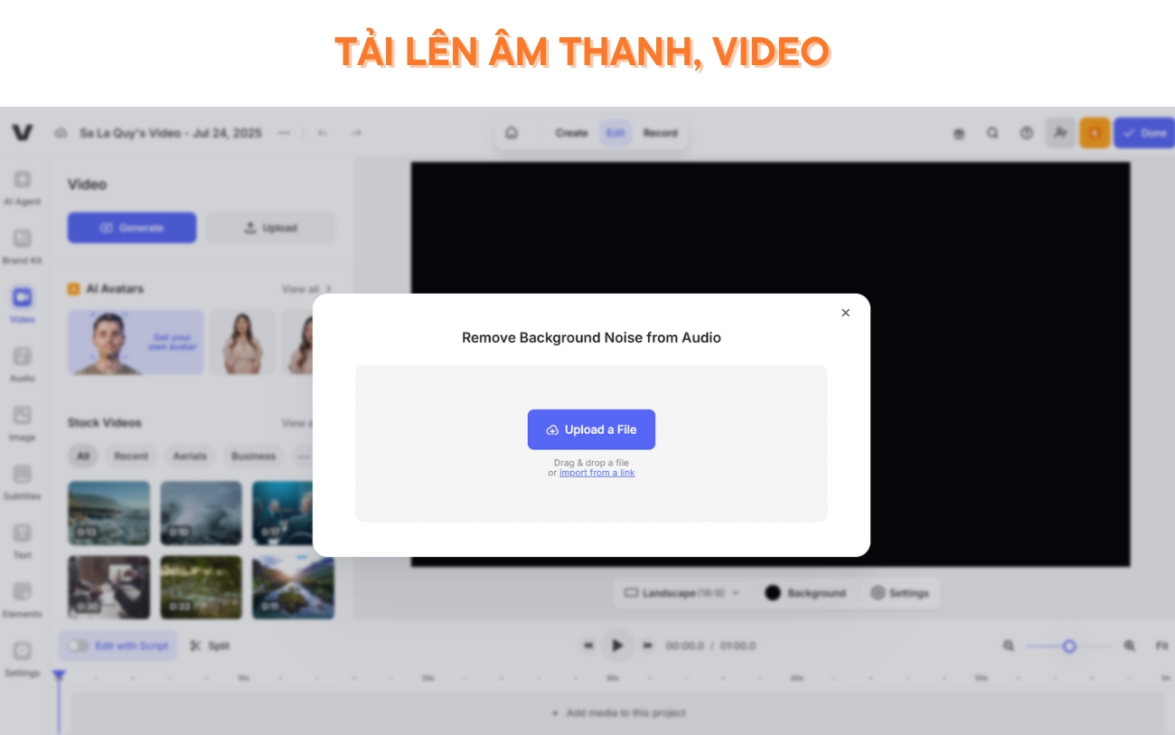 Cách sử dụng Veed.io
