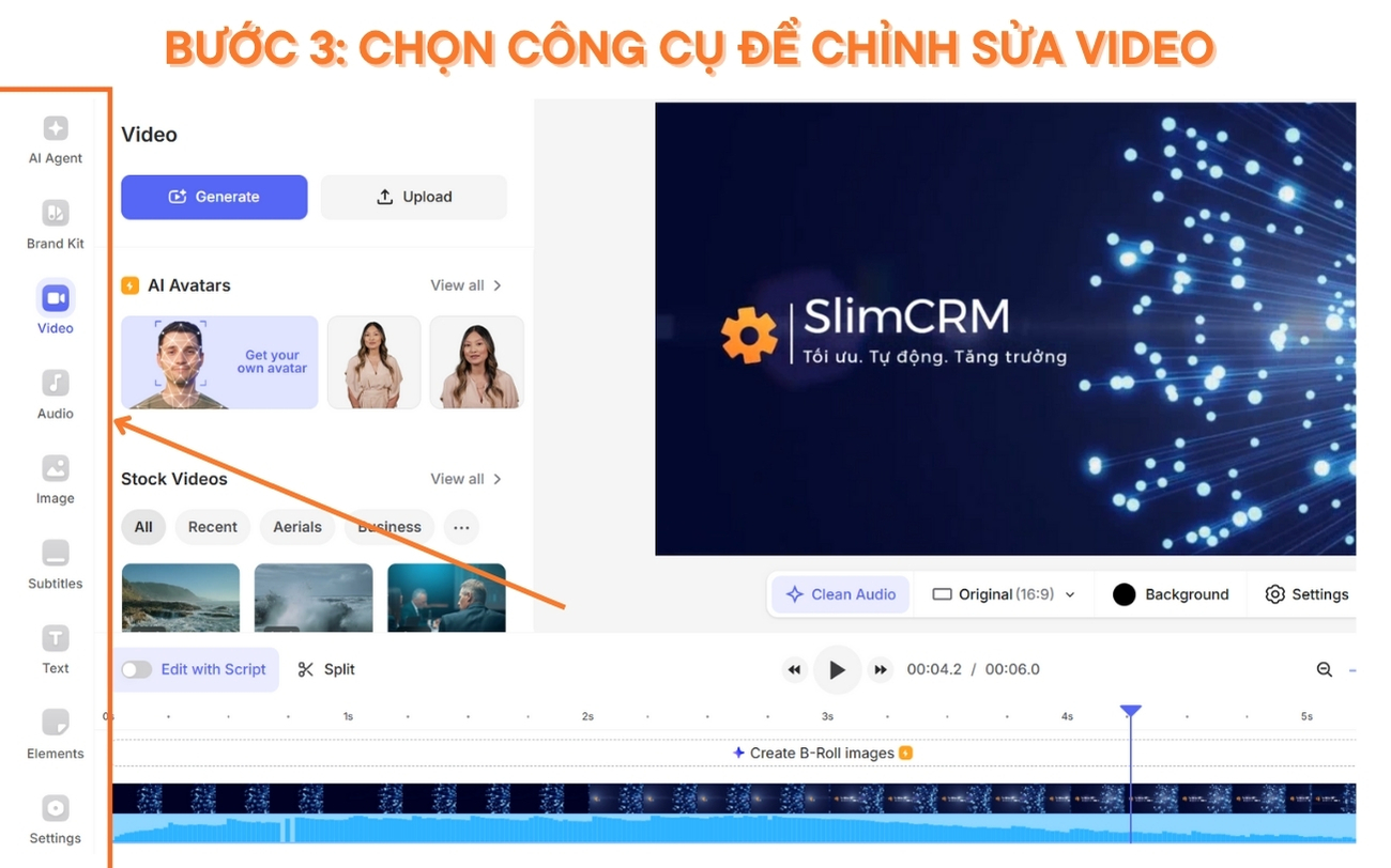 Hướng dẫn sử dụng Veed.io