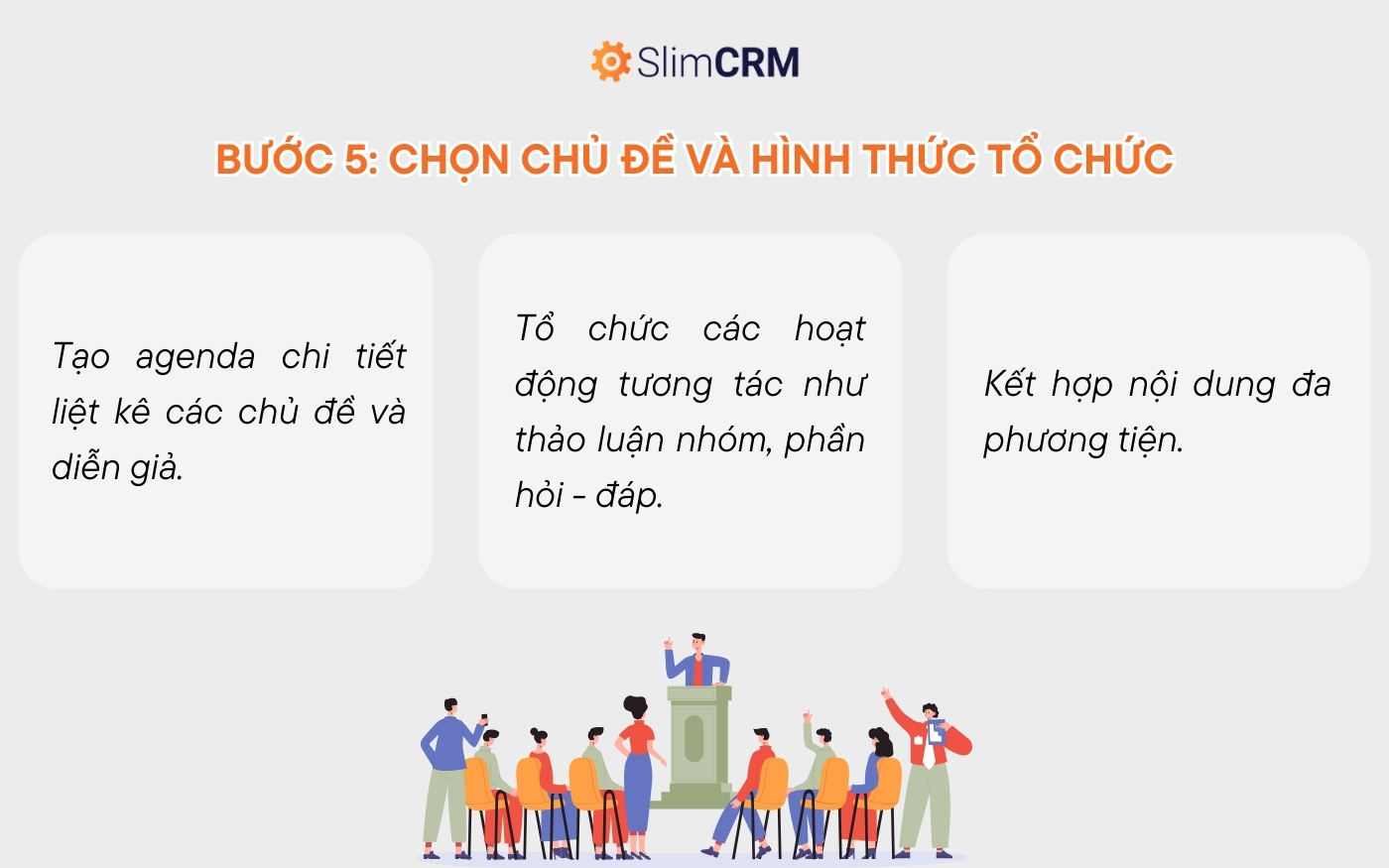 Kế hoạch tổ chức hội thảo 5