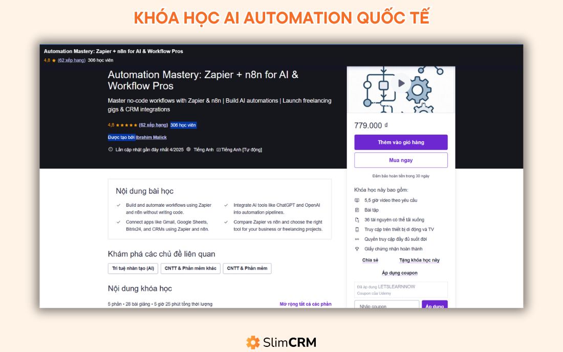 Khóa Học AI Automation