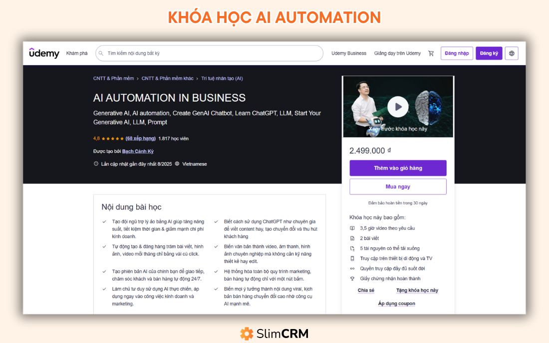 Khóa Học AI Automation