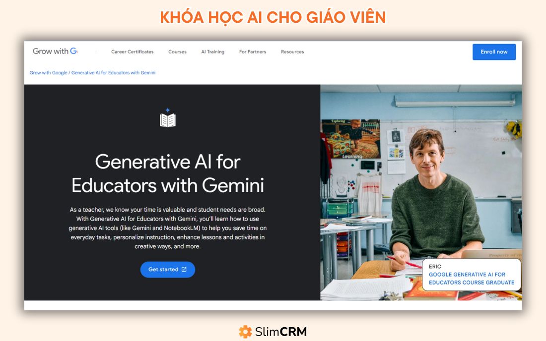 Khóa học AI cho giáo viên