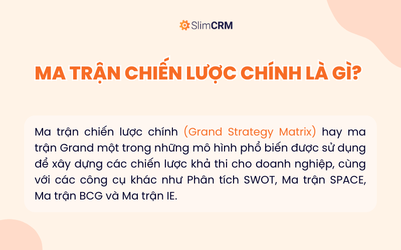 Ma trận chiến lược chính là gì?