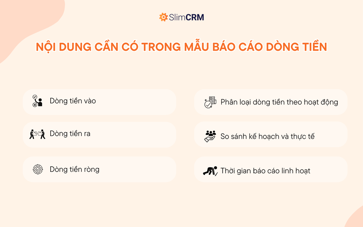nội dung mẫu báo cáo dòng tiền 