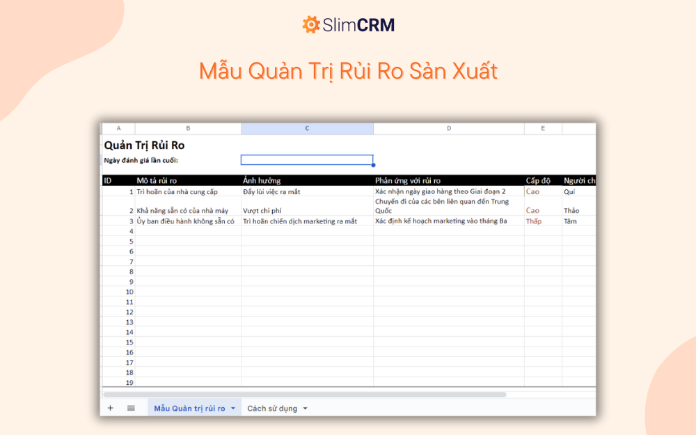 Mẫu báo cáo sản xuất 11