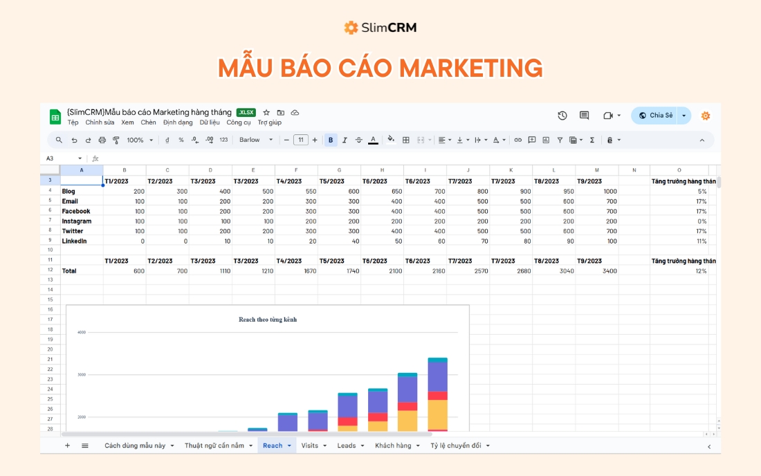 mẫu báo cáo tổng kết cuối năm cho marketing
