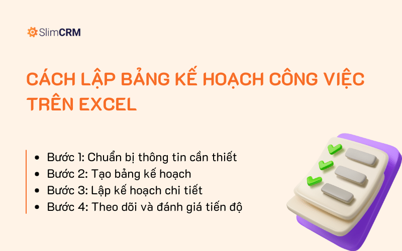 Cách lập bảng kế hoạch công việc