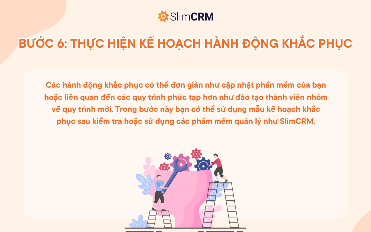 Mẫu kế hoạch khắc phục sau kiểm tra