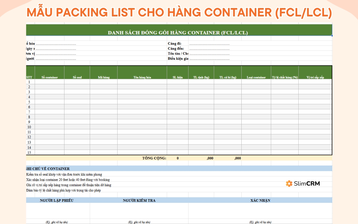 tải mẫu packing list