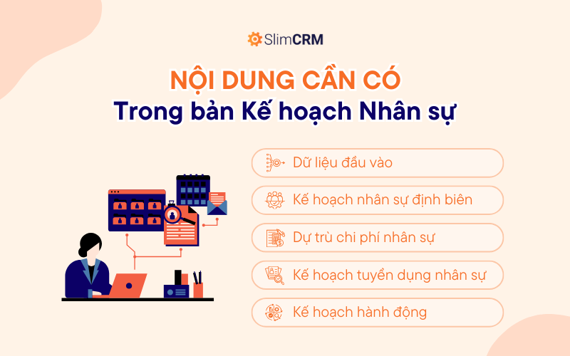 Nội dung cần có trong một bản kế hoạch nhân sự đầy đủ 