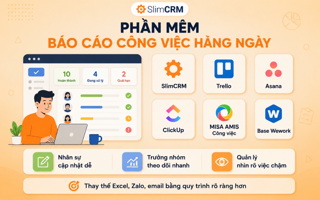 Phần mềm báo cáo công việc hàng ngày