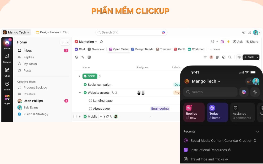 Phần mềm báo cáo công việc