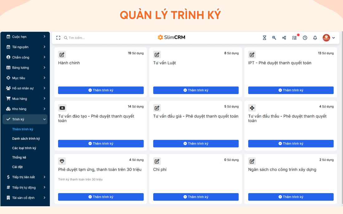 phần mềm ký số Slim