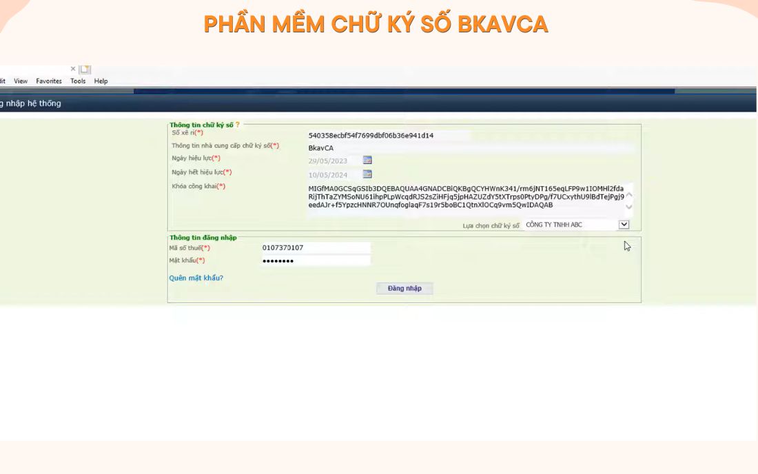 phần mềm ký số