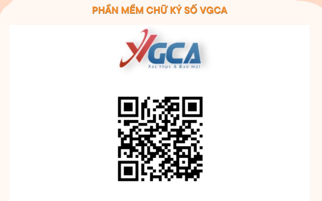 phần mềm chữ ký số vgca