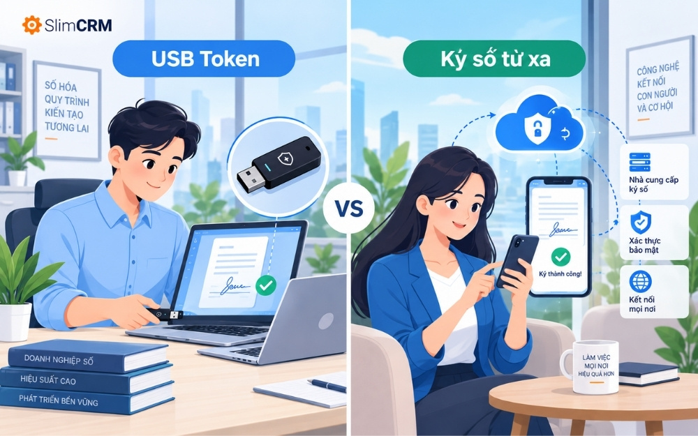 Phân biệt 2 loại ký số