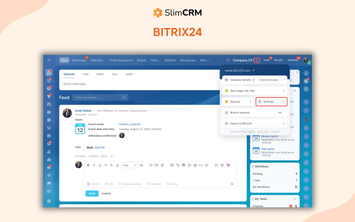 phần mềm giao việc cho nhân viên bitrix24