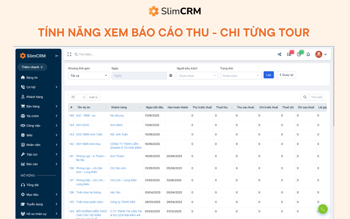 Phần mềm kế toán du lịch