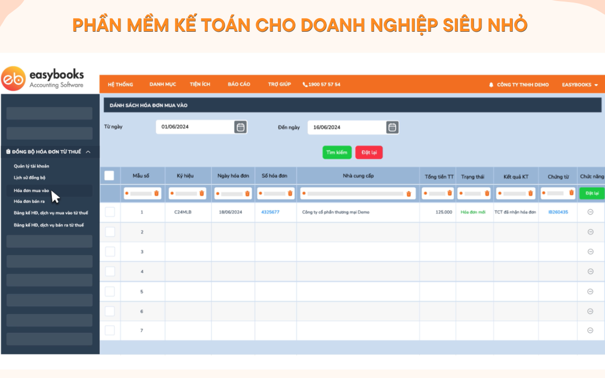 phần mềm kế toán cho doanh nghiệp siêu nhỏ
