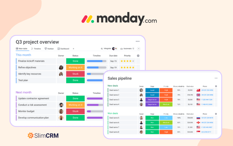 Phần mềm Monday