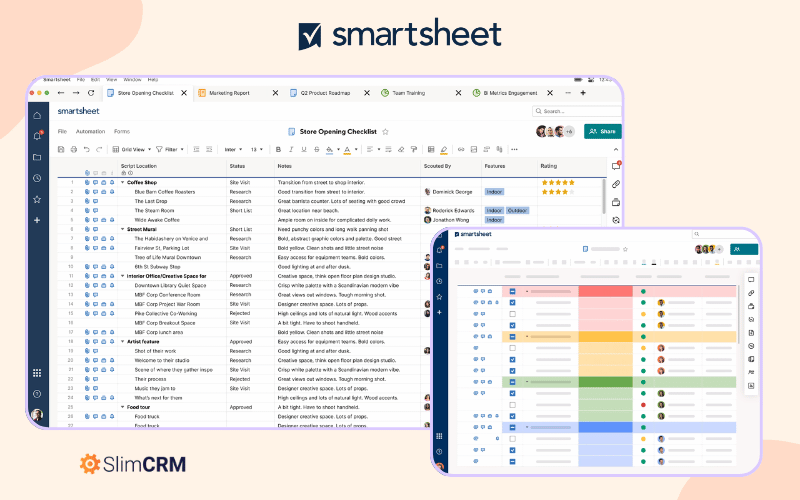 Quản lý công việc với Smartsheet