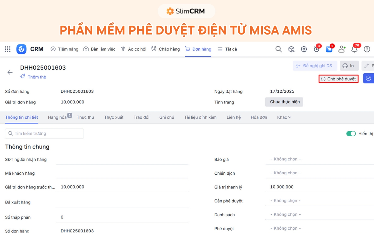 Phần mềm phê duyệt điện tử