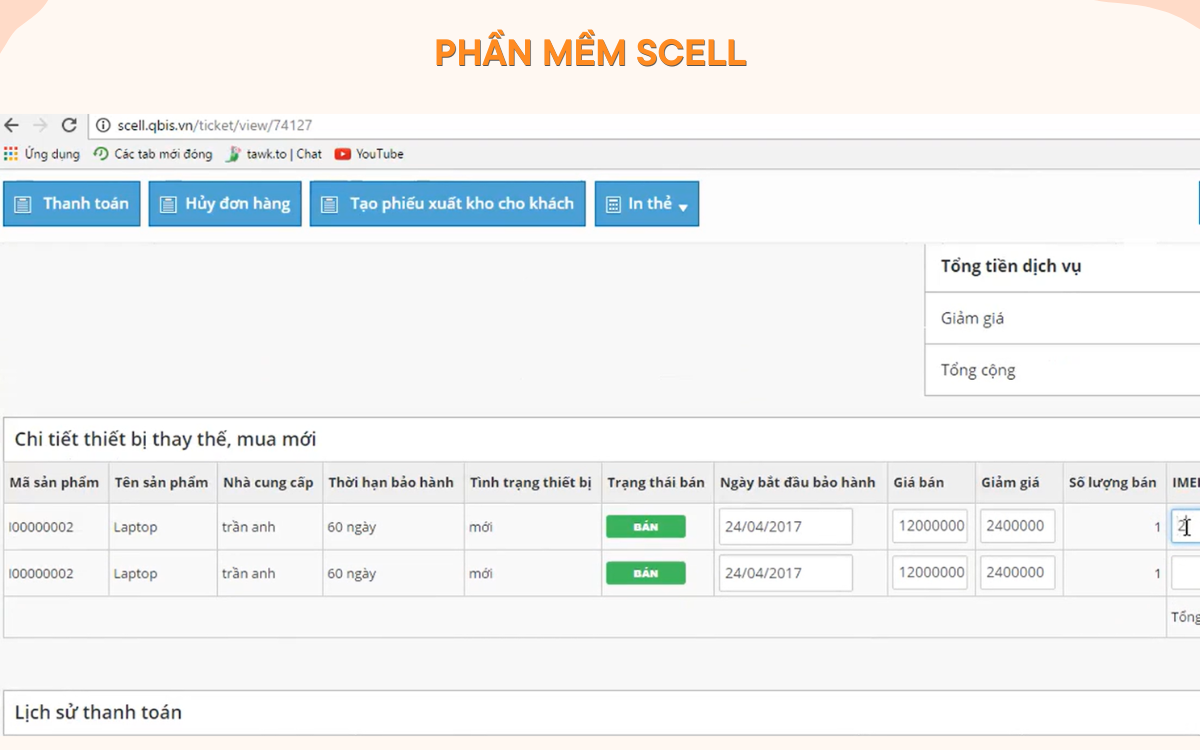 phần mềm quản lý bảo hành 5