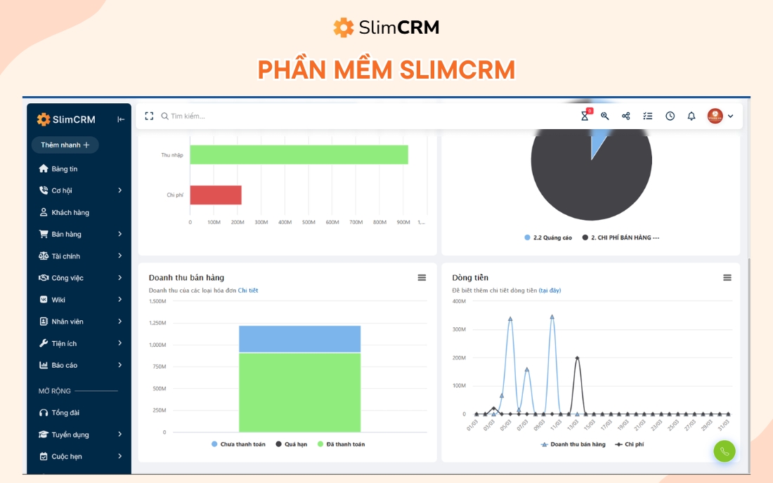 phần mềm quản lý doanh thu 1