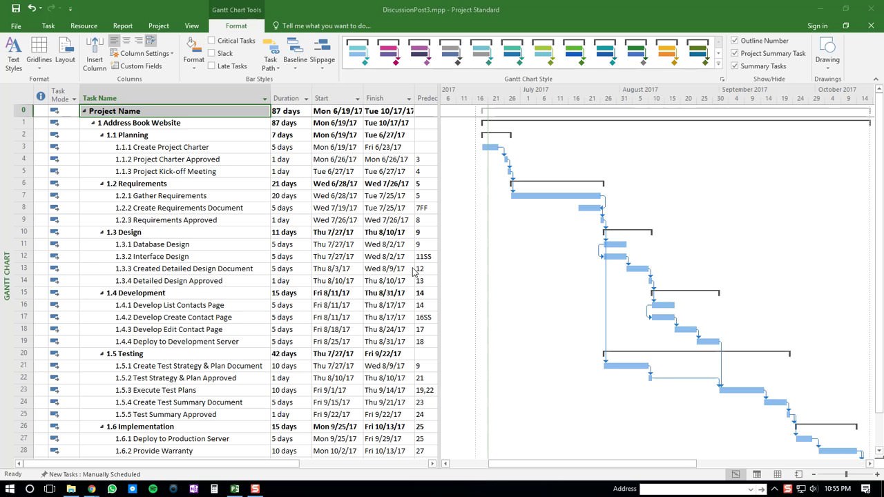 Công cụ quản lý dự án online Microsoft Project