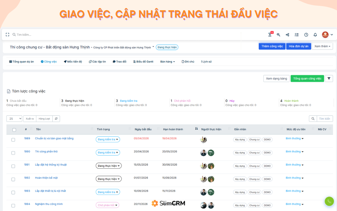 phần mềm quản lý dự an xây dựng bằng excel