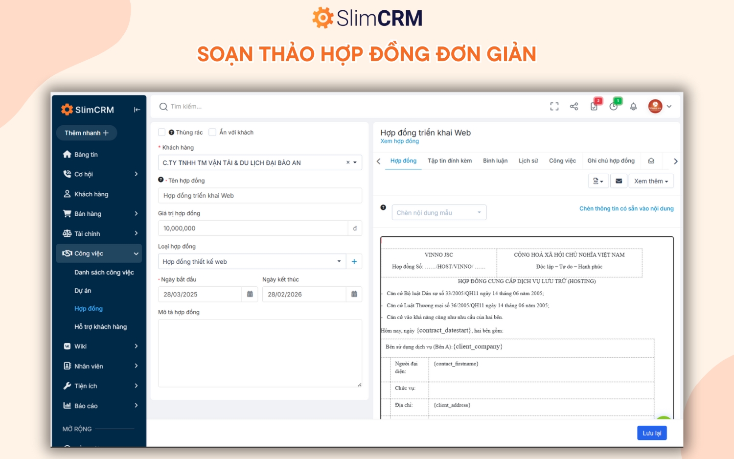 Phần mềm quản lý đồng dịch vụ 3